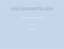 Tablet Screenshot of capi.ipsosadria.com